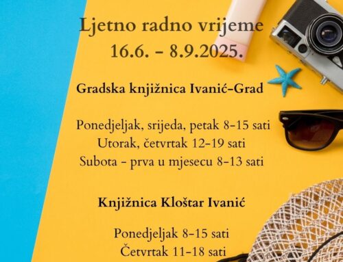 Ljetno radno vrijeme knjižnice