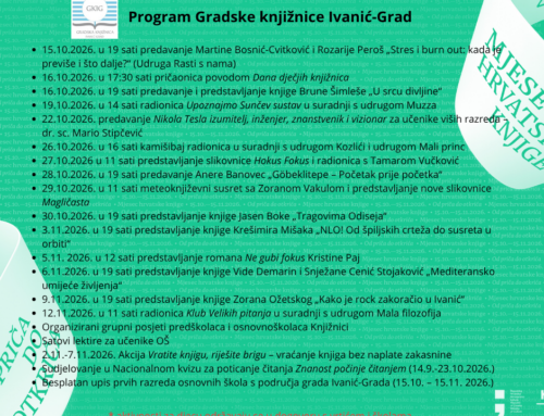 Mjesec hrvatske knjige 2026.